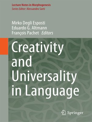 cover image of Creativity and Universality in Language